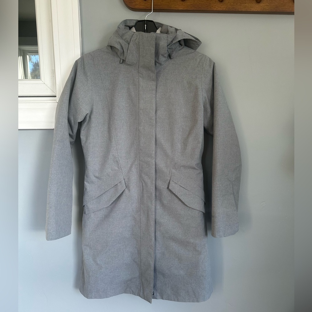 Patagonia Vosque 3-in-1 Parka Extra Small Salt Grey Waterproof Windproof XS